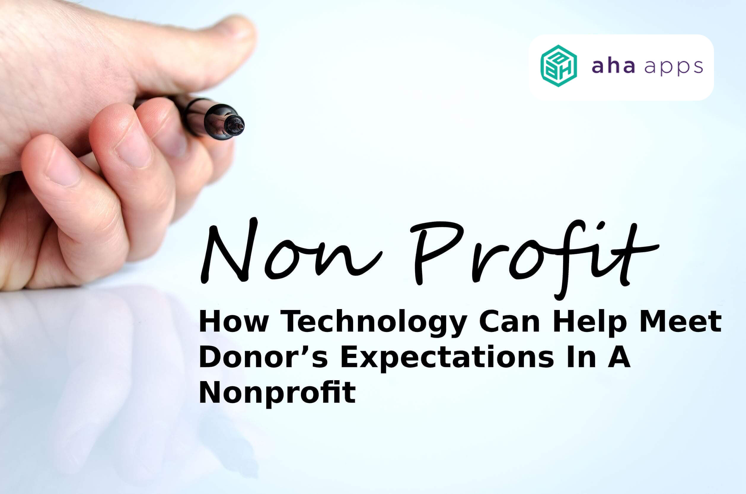 Meet donor’s expectations in a nonprofit - AhaApps