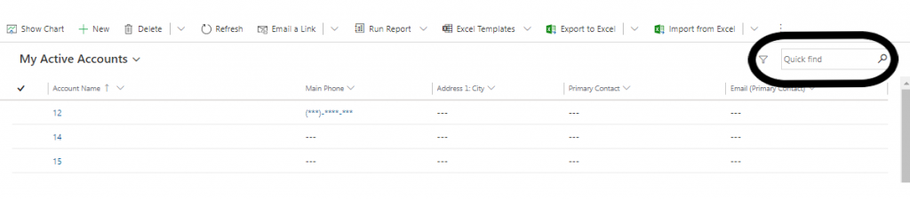 Kanban and Calendar view of Microsoft Dynamics CRM Quick Find- AhaApps