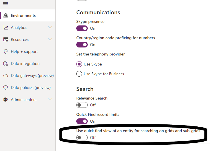 Dynamics 365 Quick Search Communication - AhaApps