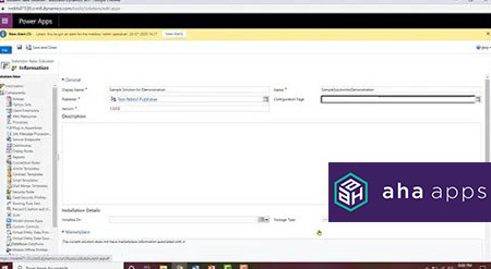 Dynamics 365 Application overview - AhaApps