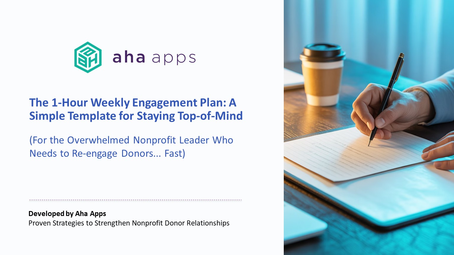 The 1 Hour Weekly Engagement Plan